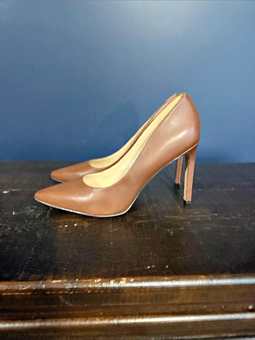 Nine West Flax Pointed Toe Pump Brown